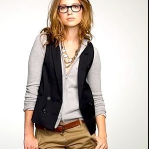 J. Crew Sleeveless Blazer